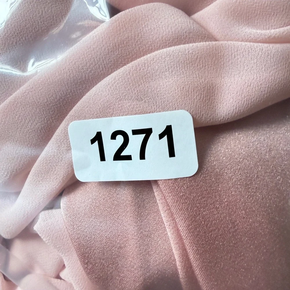 IEENA for MacDuggal pink flowy long sleeve pink dress 41271